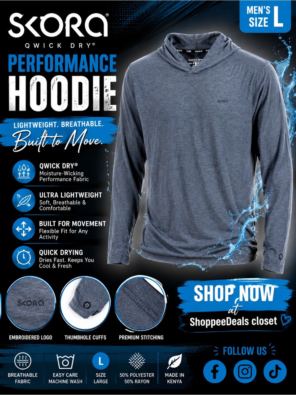 Skora Performance Hoodie –